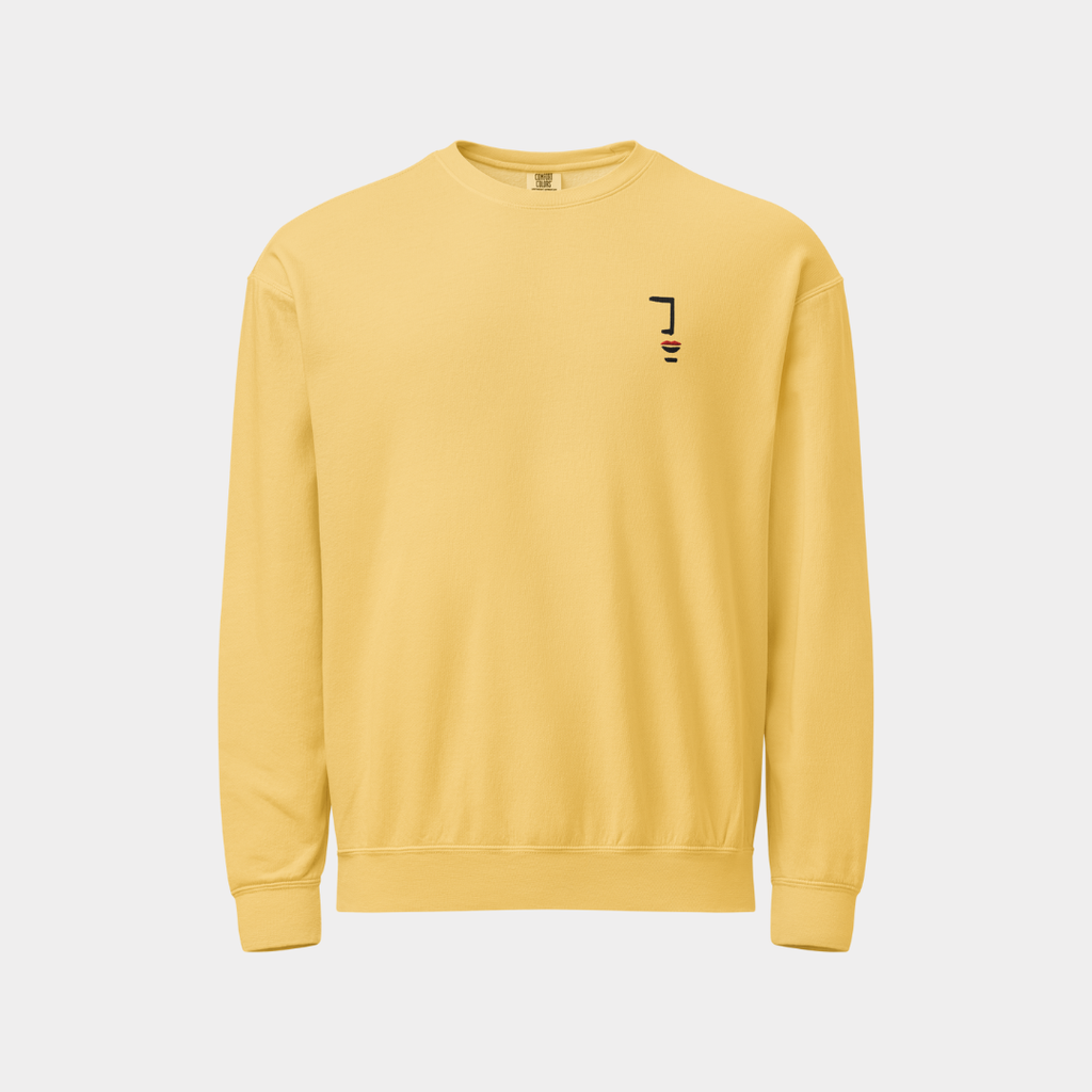 Sweatshirt polaire col ras du cou