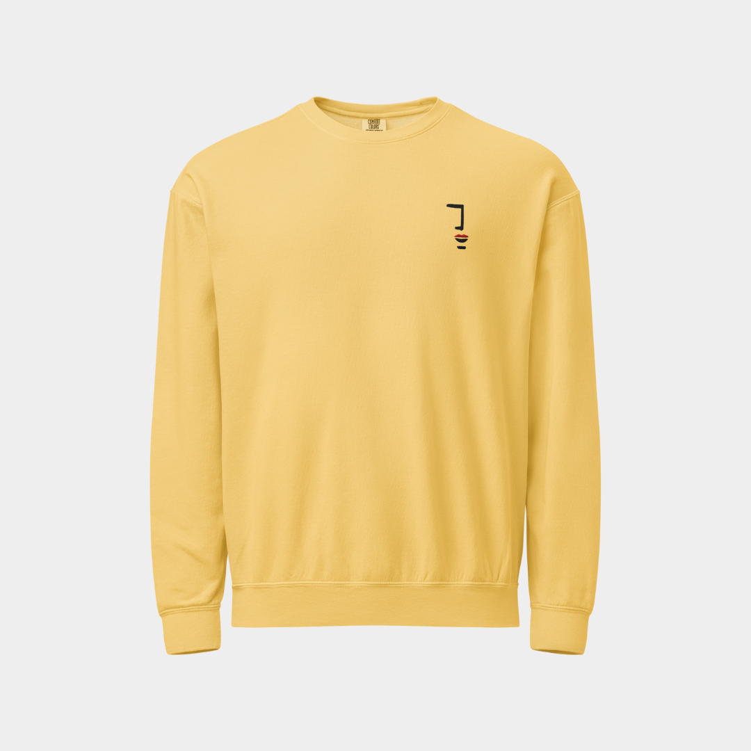 Sweatshirt polaire col ras du cou