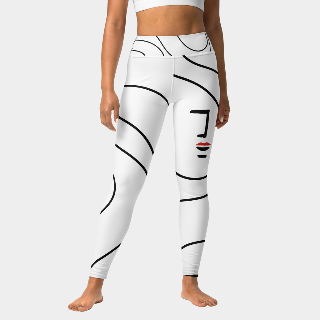 Legging de sport Blanc coco