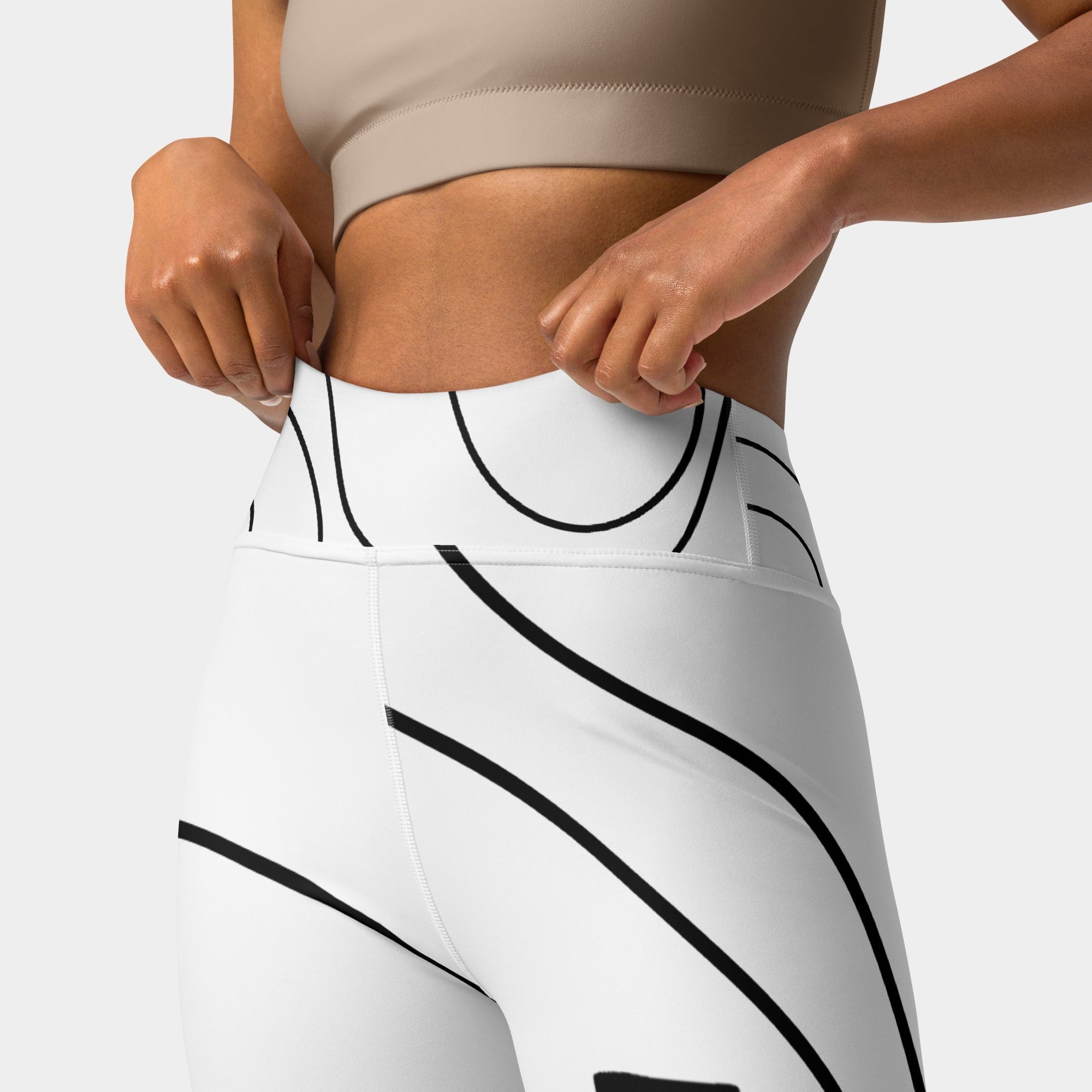 Legging de sport Blanc coco