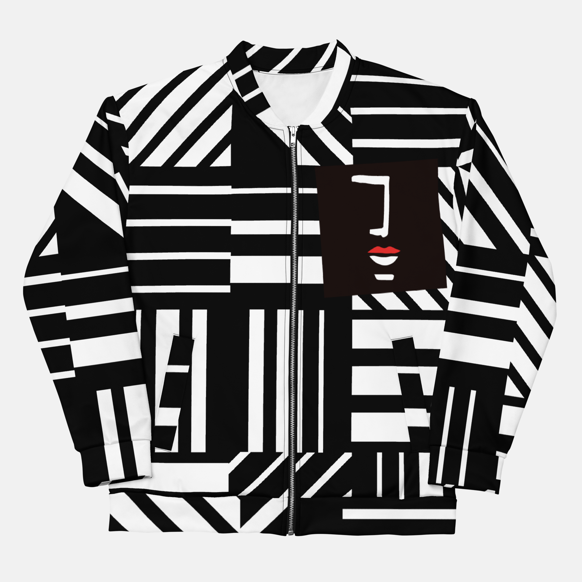 Veste bombardier Illusion unisexe