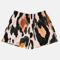 Short Léopard recyclé